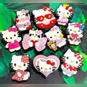 10 Hello Kitty Croc Charms